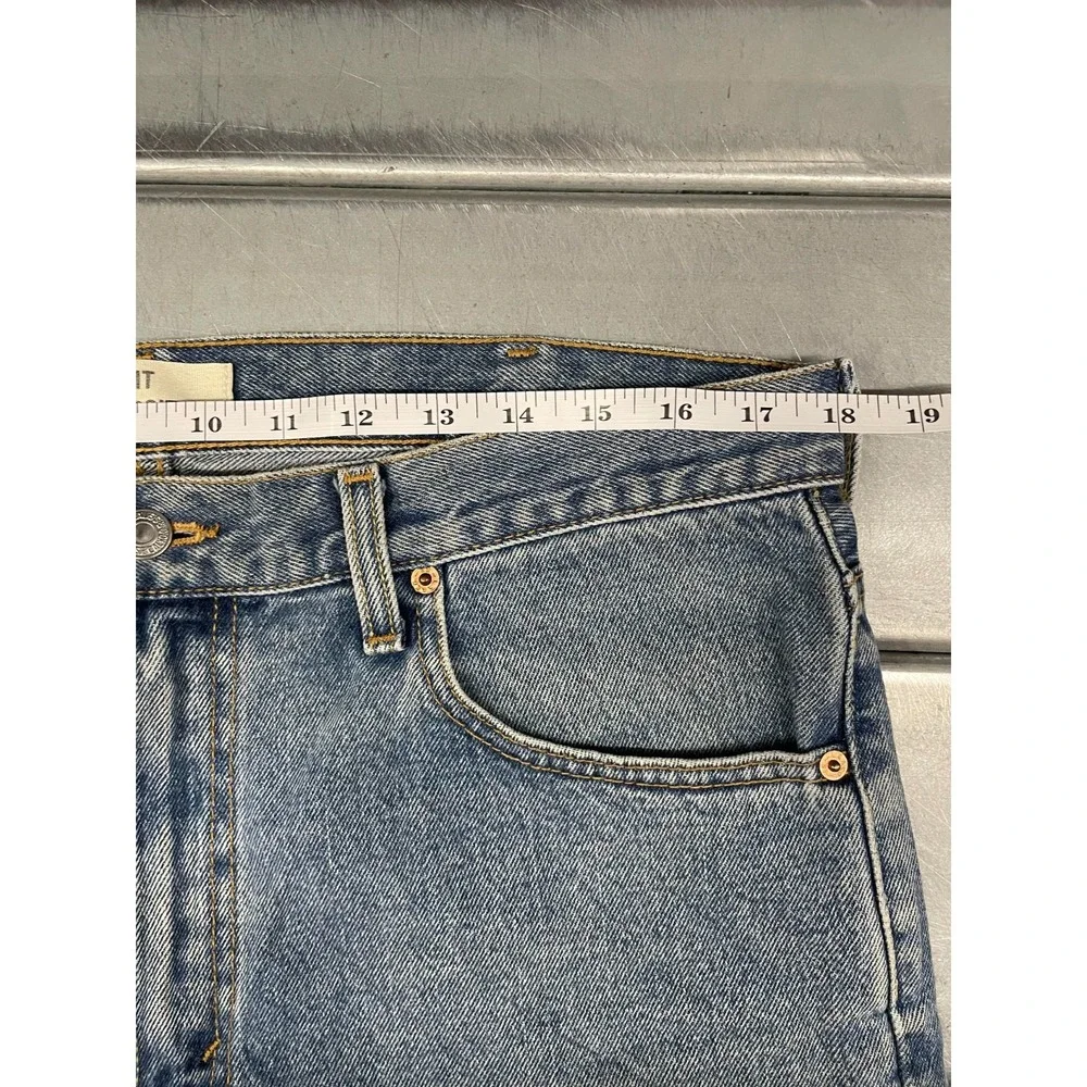 VTG Levis 516 Slim Fit Jeans‎ Mens 36X26 Blue Light/Medium Wash Denim Straight